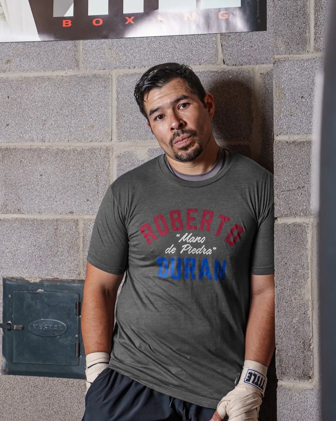 TITLE Boxing Legacy Roberto Duran "Mano De Piedra" Tee