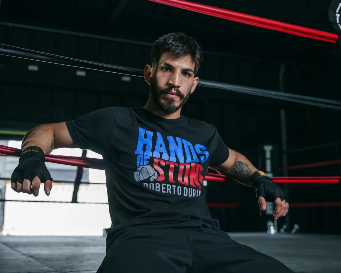 TITLE Boxing Legacy Roberto Duran "Hands of Stone" Tee