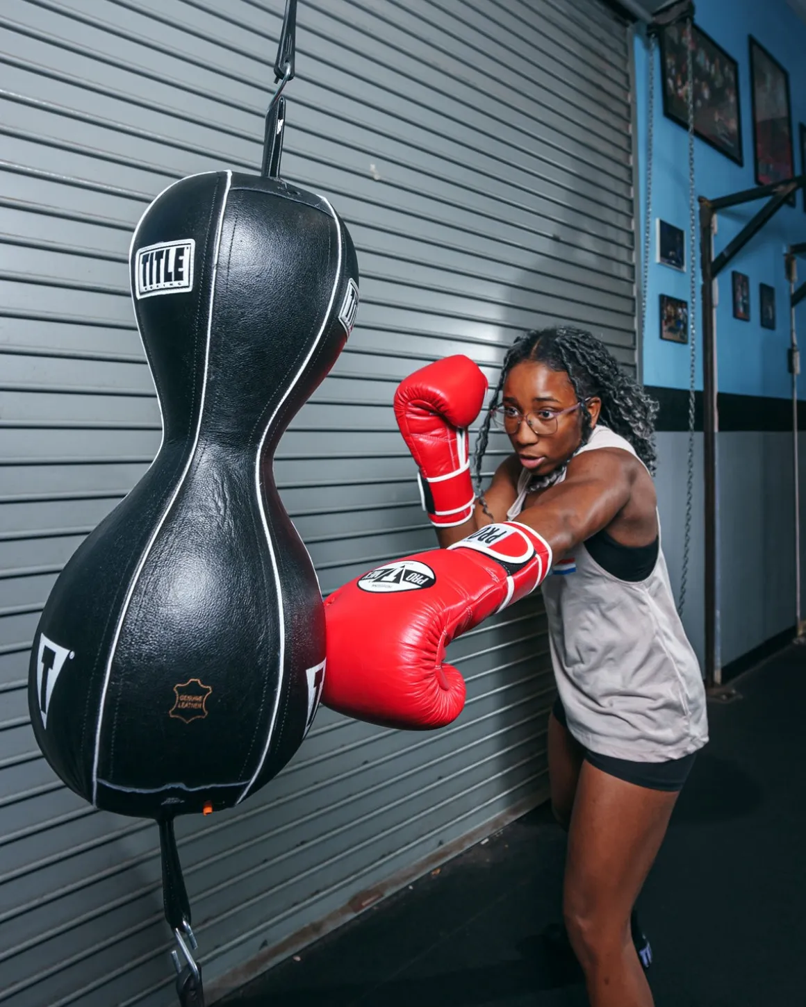 TITLE Boxing Mexican Style 2-N-1 Double End Bag