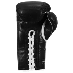 TITLE Boxing Old School Leather Lace-Up Sparring Boxing Gloves