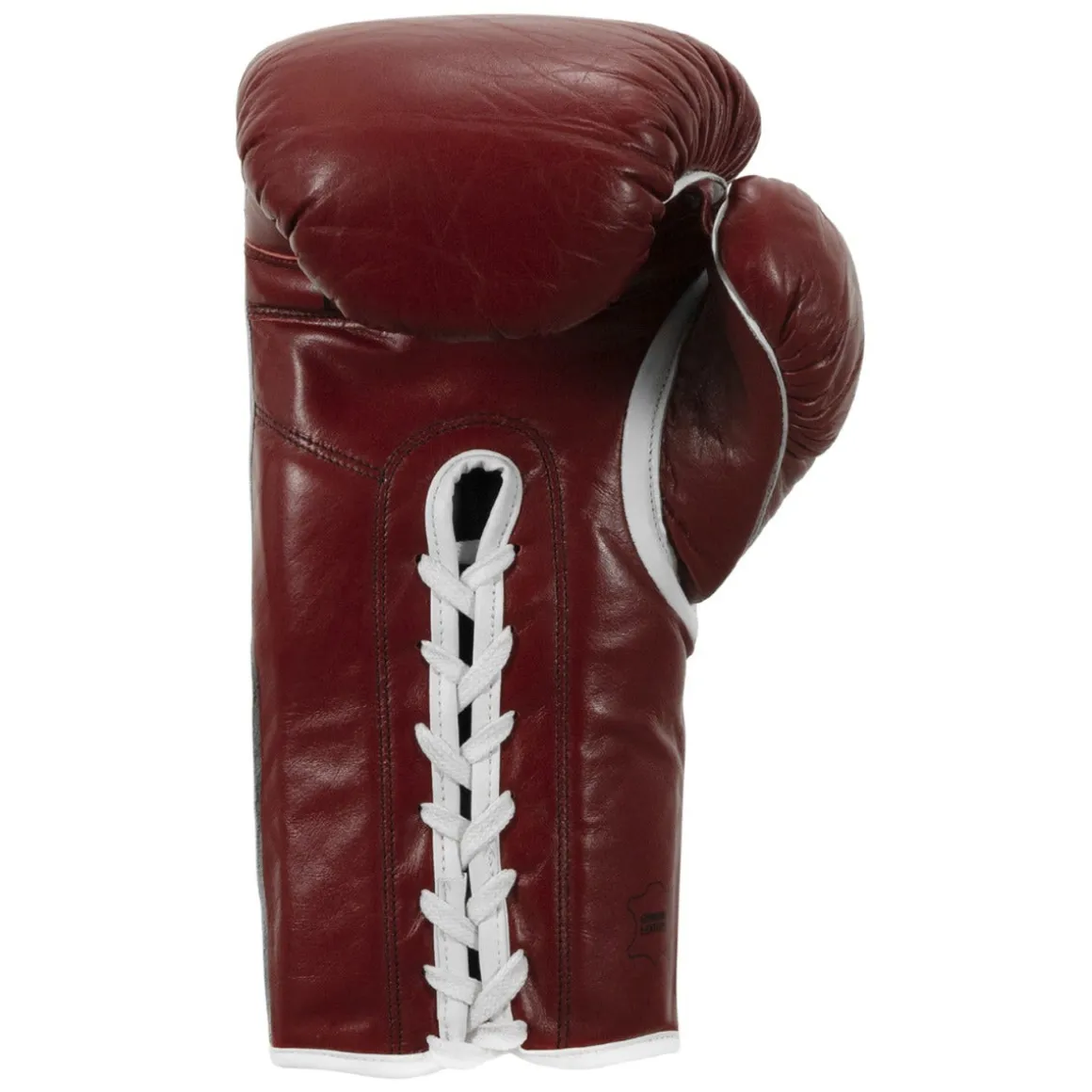 TITLE Boxing Old School Leather Lace-Up Sparring Boxing Gloves