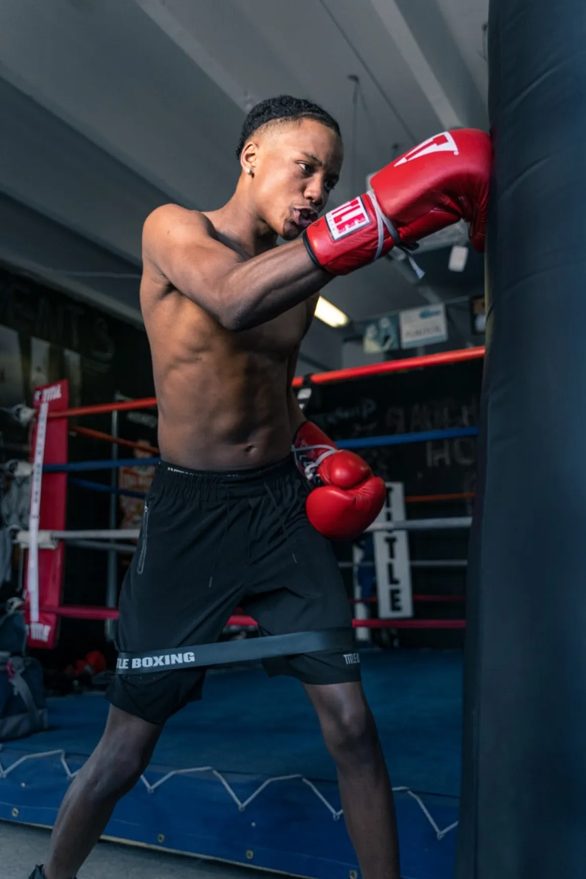TITLE Boxing Power Stance Resistance Bands
