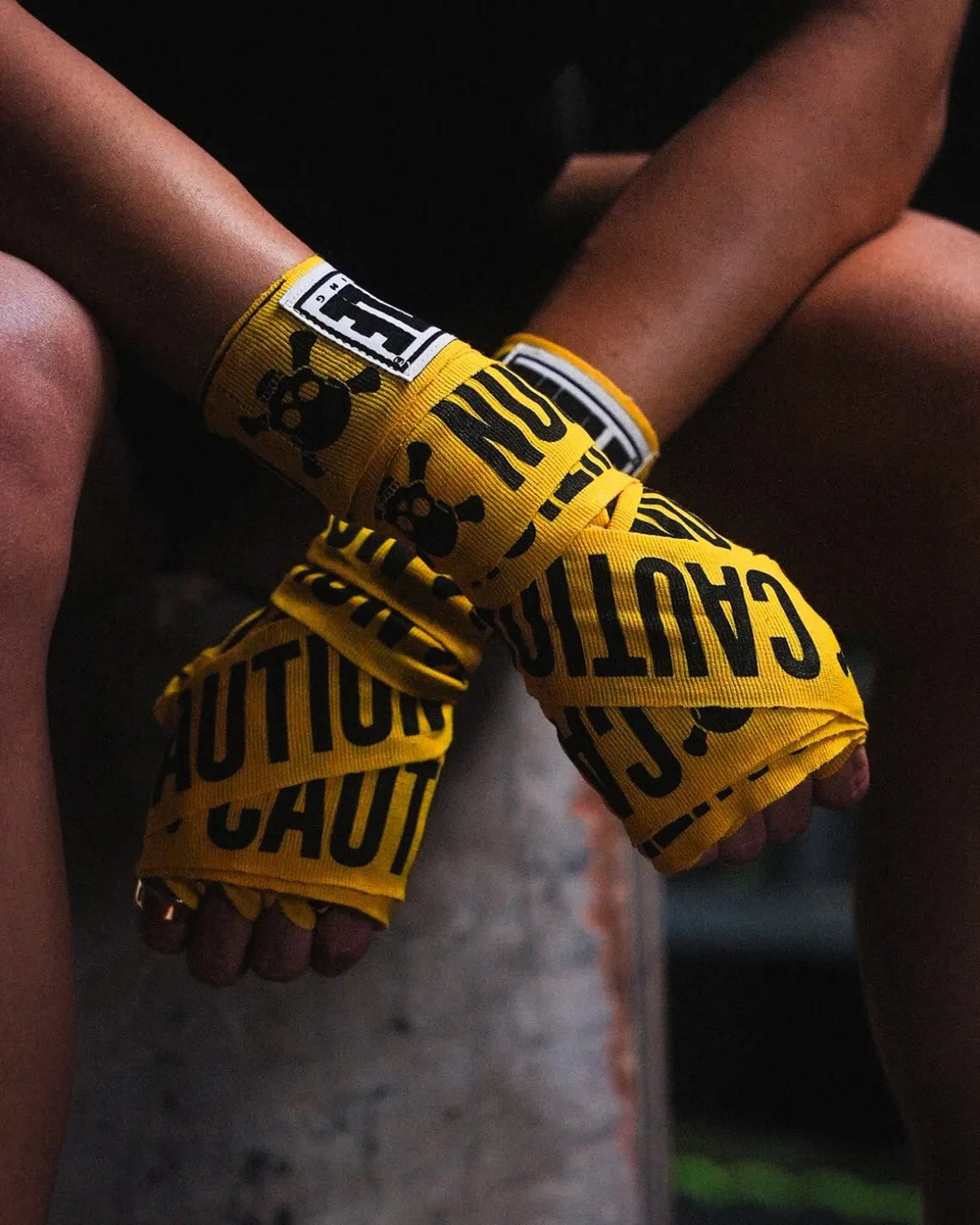TITLE Boxing Print Mexican Style 180" Hand Wraps