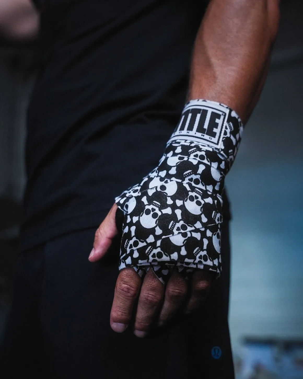 TITLE Boxing Print Mexican Style 180" Hand Wraps
