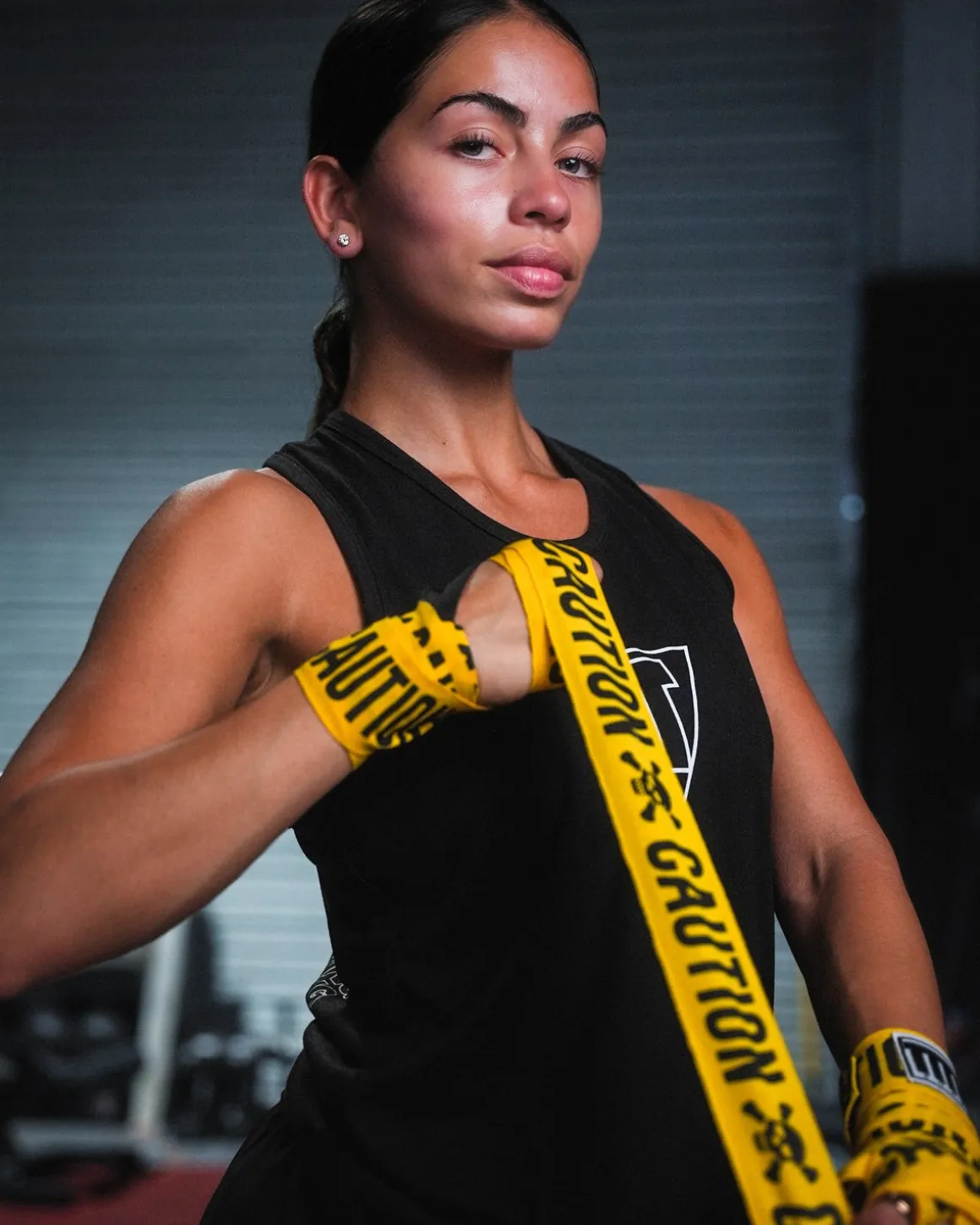 TITLE Boxing Print Mexican Style 180" Hand Wraps