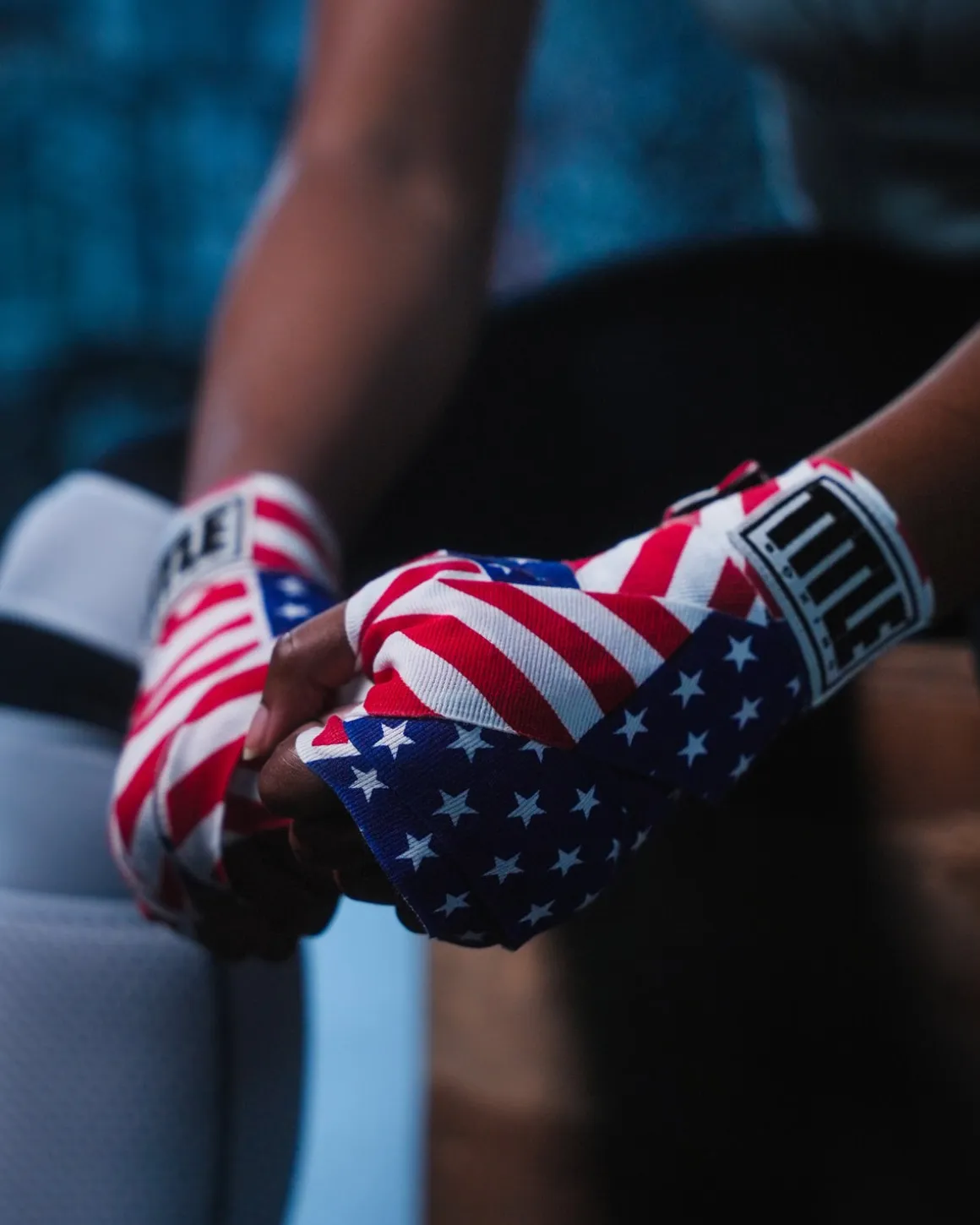 TITLE Boxing Print Mexican Style 180" Hand Wraps