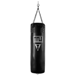 TITLE Boxing Professional Choice 125lb Synthetic Leather Heavy Bag