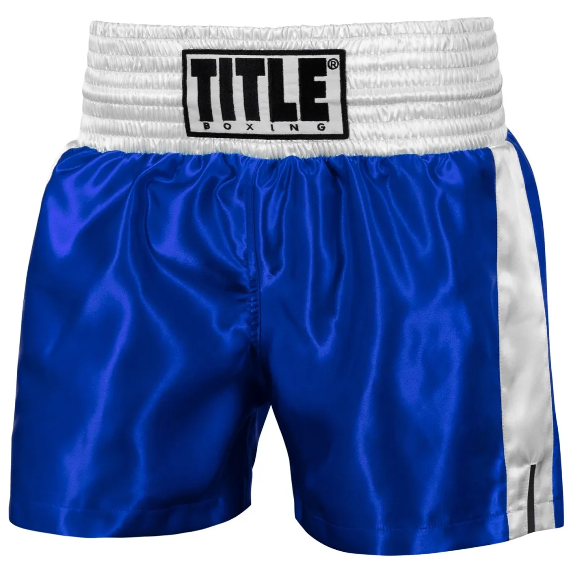 TITLE Boxing Professional Women’s Satin Striped Boxing Trunks