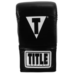 TITLE Boxing Pro Leather Bag Mitts 3.0