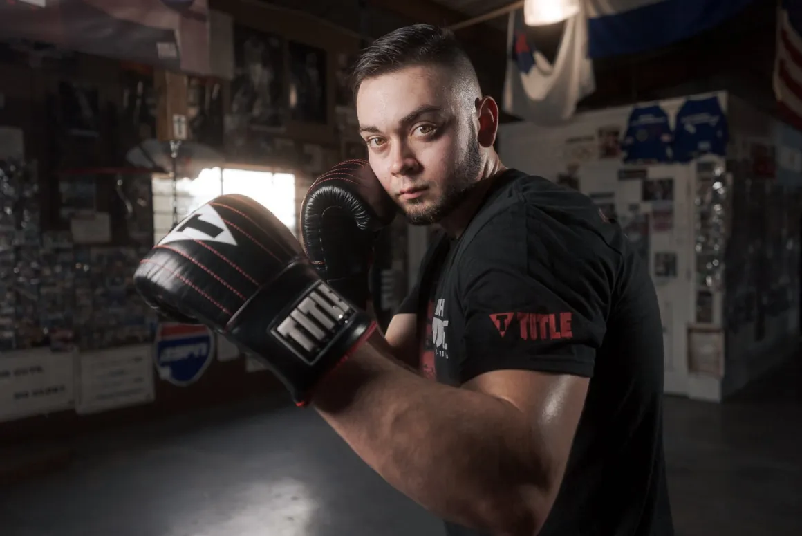 TITLE Boxing Pro Leather Speed Bag Gloves 3.0