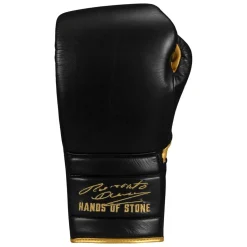 TITLE Boxing Roberto Duran Leather Sparring Boxing Gloves