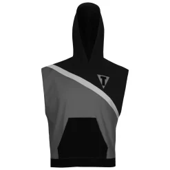 TITLE Boxing Split Combat Sleeveless Hoodie