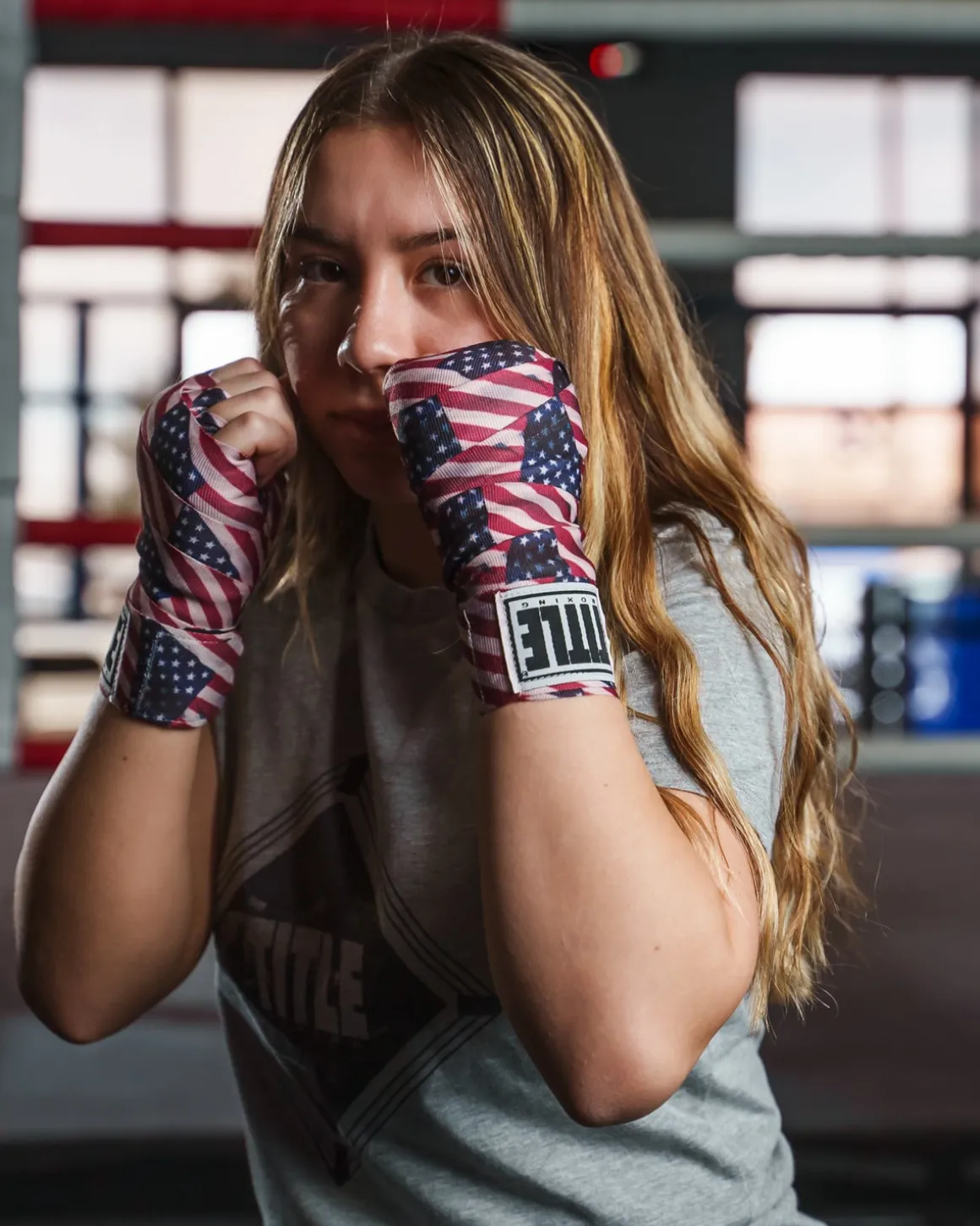 TITLE Boxing Sublimated 180" Semi-Elastic Mexican Hand Wraps