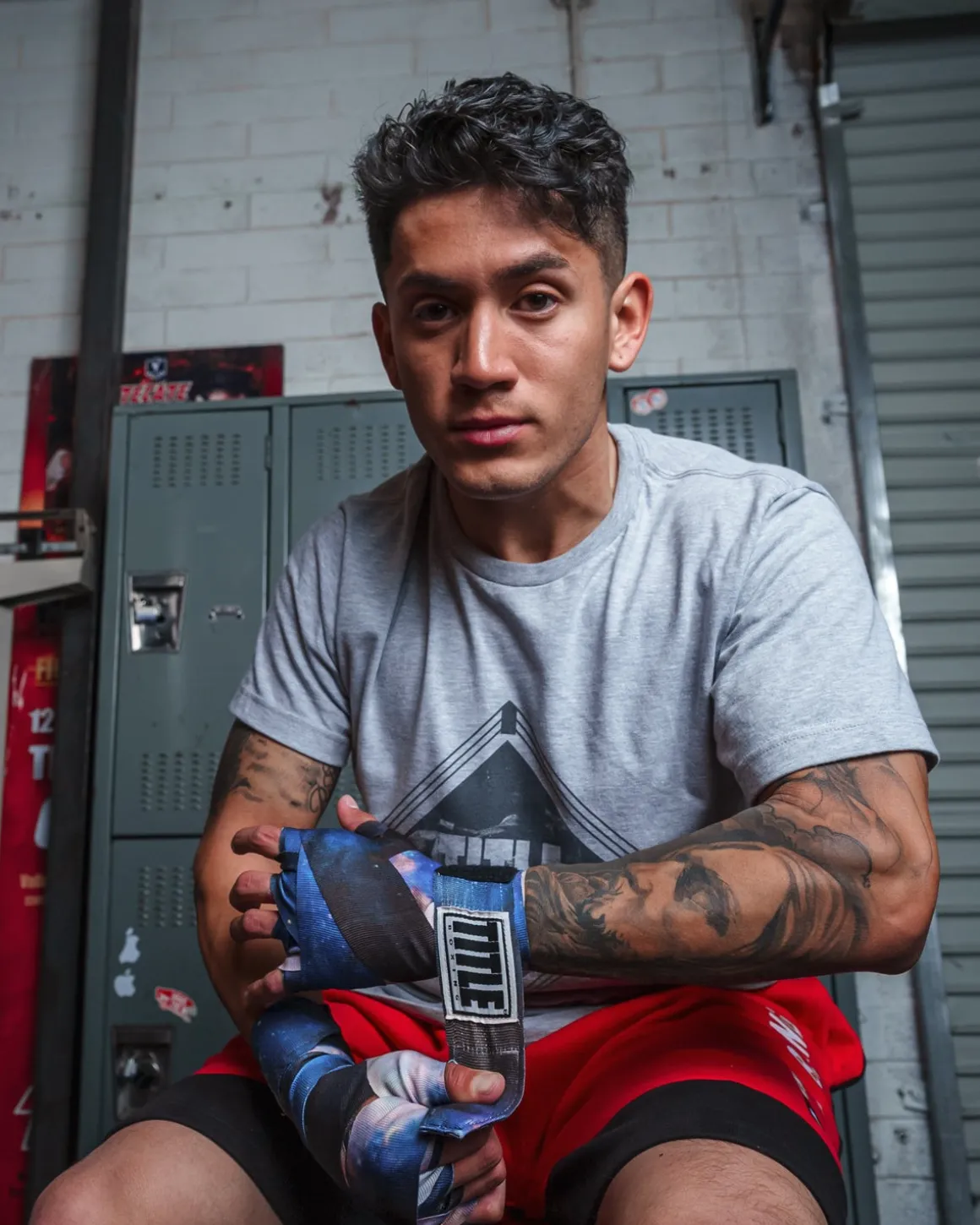 TITLE Boxing Sublimated 180" Semi-Elastic Mexican Hand Wraps