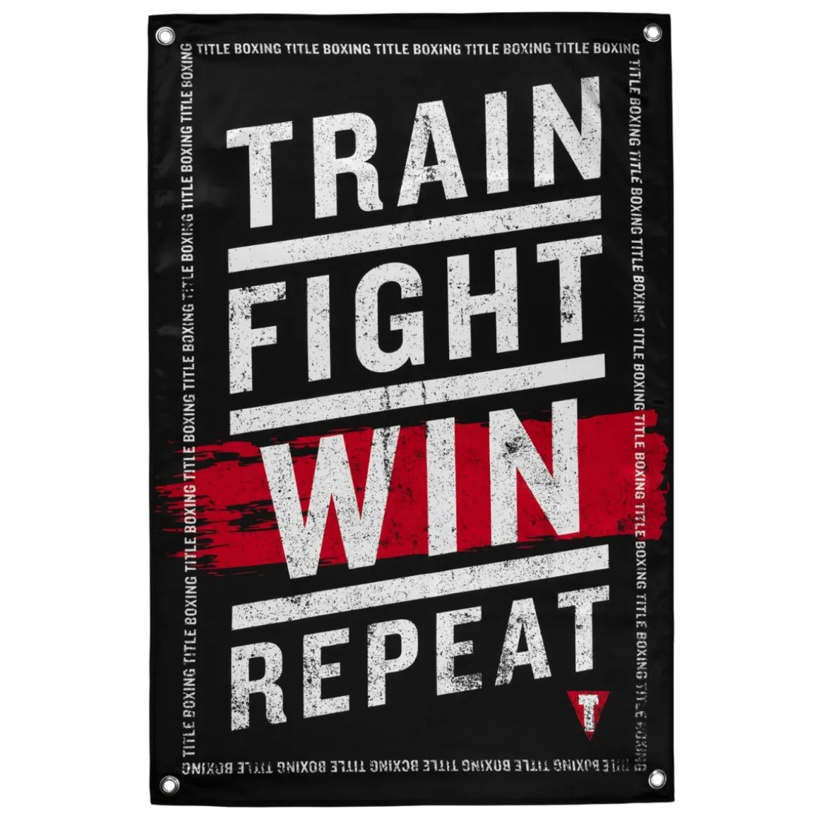 TITLE Boxing Train Fight Win Repeat Banner
