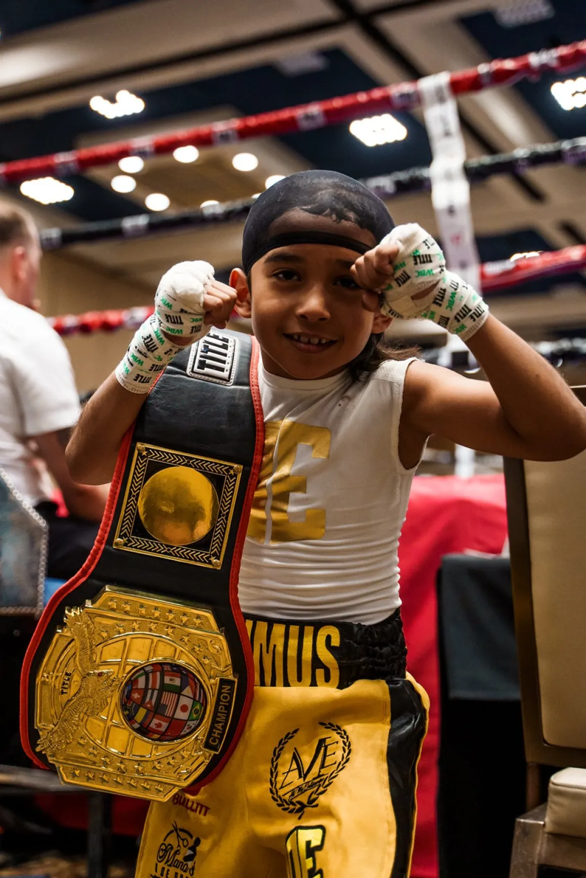 TITLE Boxing Triple Platinum Title Belt