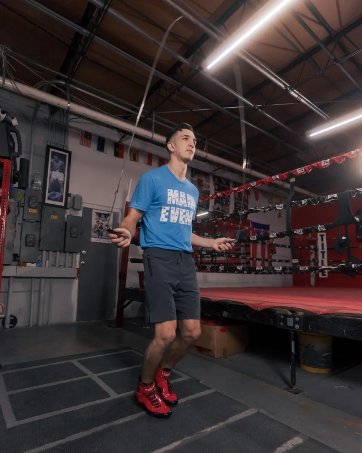 TITLE Boxing Weighted Plastic Speed Rope