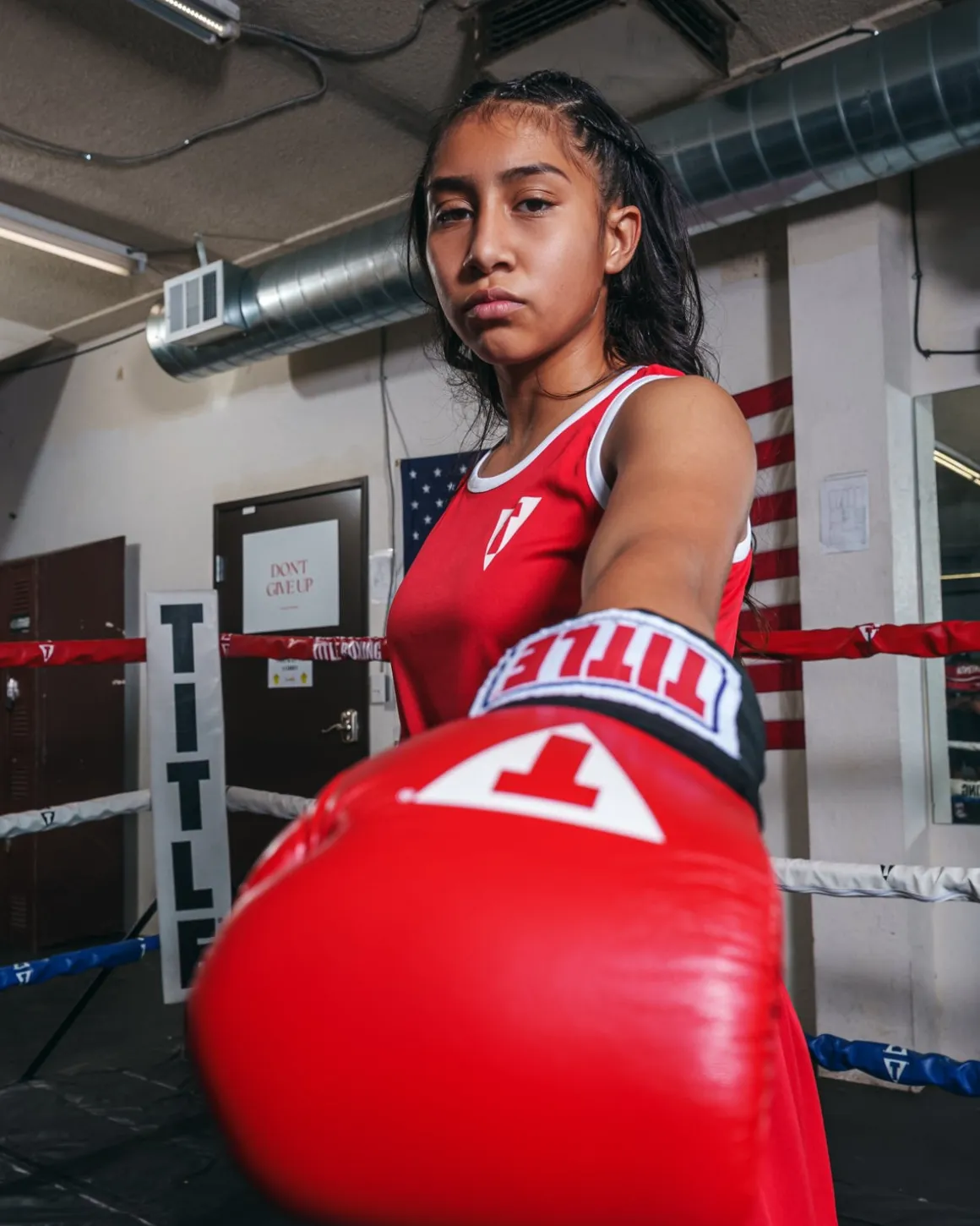 TITLE Boxing Women's Reversible Elite Amateur Boxing Set
