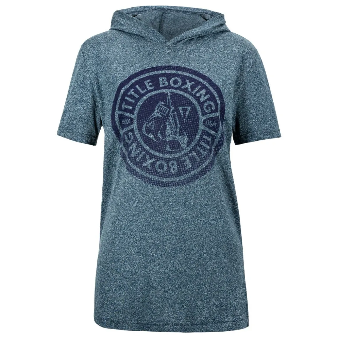 TITLE Boxing Women's Vintage Short Sleeve Hooded Tee