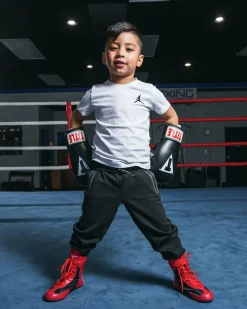 TITLE Classic Black Max Boxing Gloves