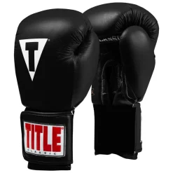 TITLE Classic Leather Elastic Training Boxing Gloves 2.0
