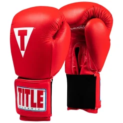 TITLE Classic Leather Elastic Training Boxing Gloves 2.0