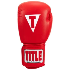 TITLE Classic Leather Elastic Training Boxing Gloves 2.0