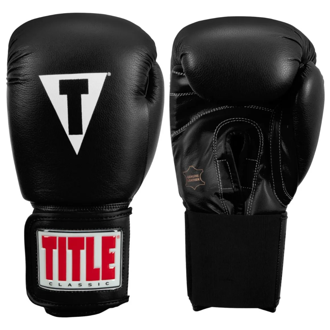 TITLE Classic Leather Elastic Training Boxing Gloves 2.0