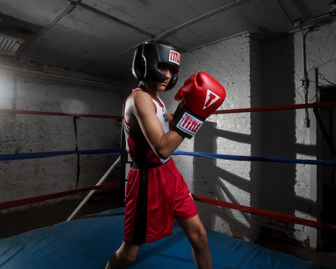 TITLE Classic USA Boxing Competition Headgear – With Cheeks