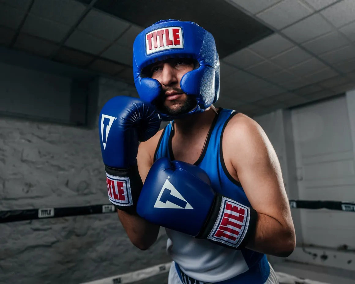 TITLE Classic USA Boxing Competition Headgear – With Cheeks