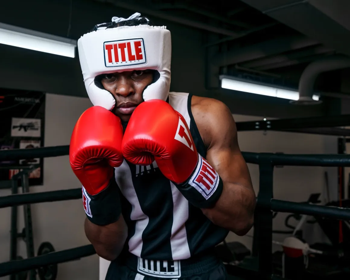 TITLE Classic USA Boxing Competition Headgear – With Cheeks