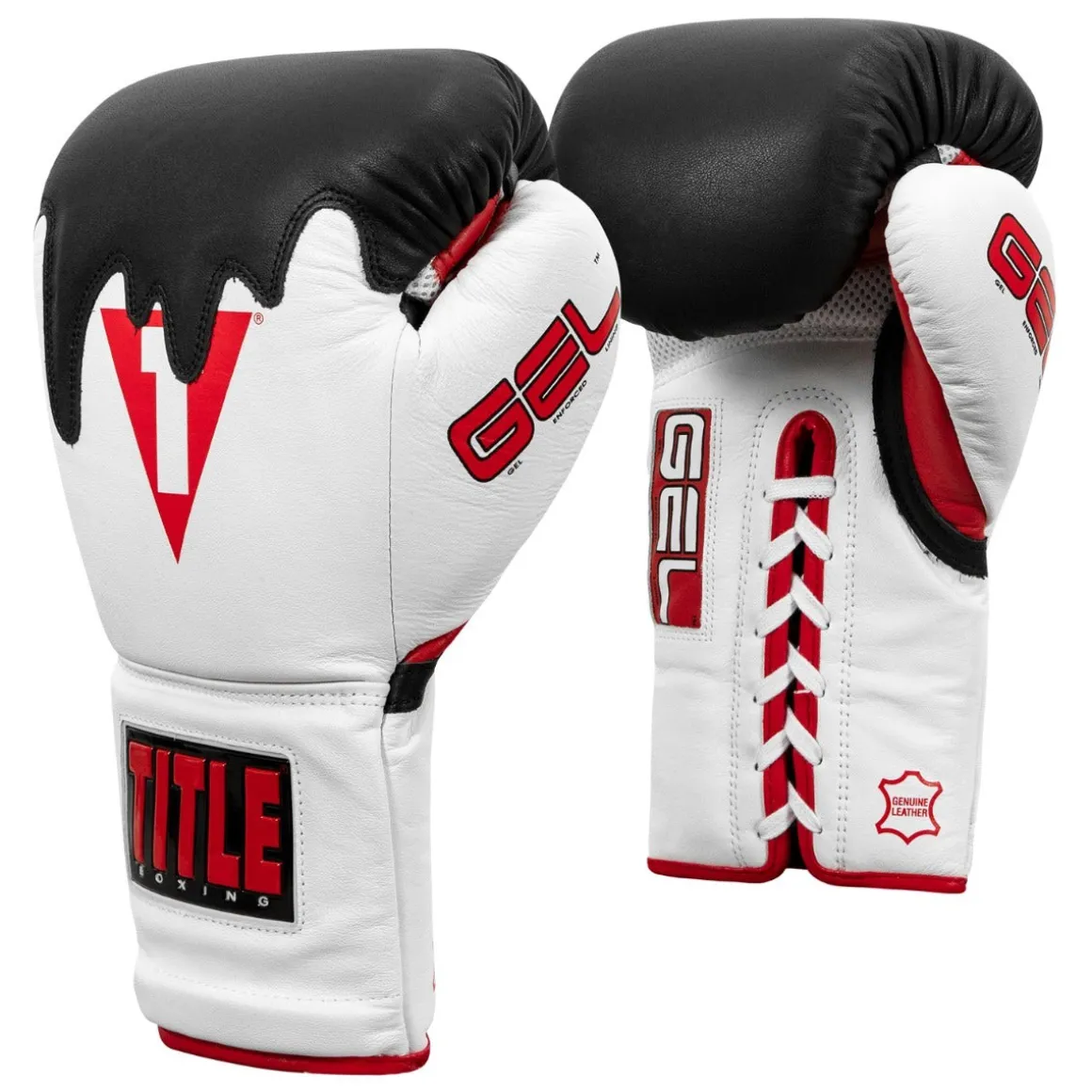 TITLE GEL Lava Leather Series Sparring Gloves