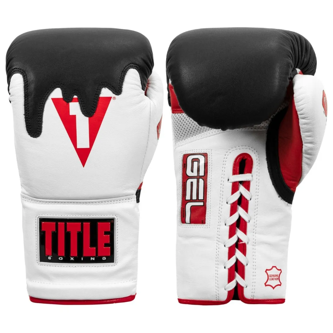 TITLE GEL Lava Leather Series Sparring Gloves