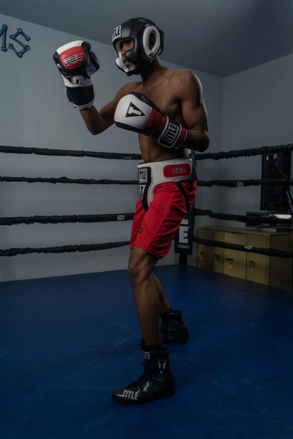 TITLE GEL World Full Face Training Headgear