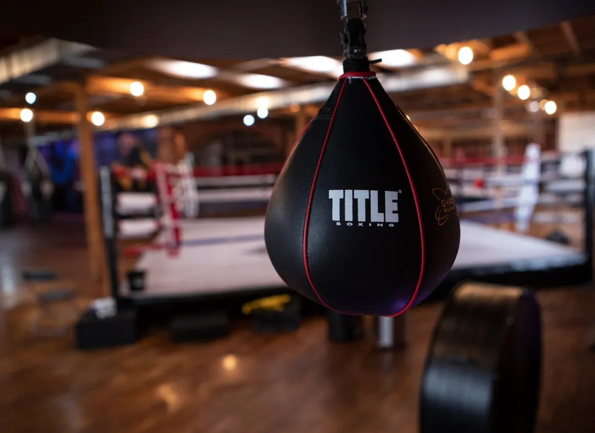 TITLE Gyro Balanced Leather Speed Bag
