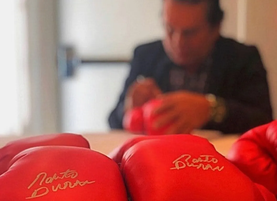 TITLE Legacy Autograph Boxing Gloves 2.0