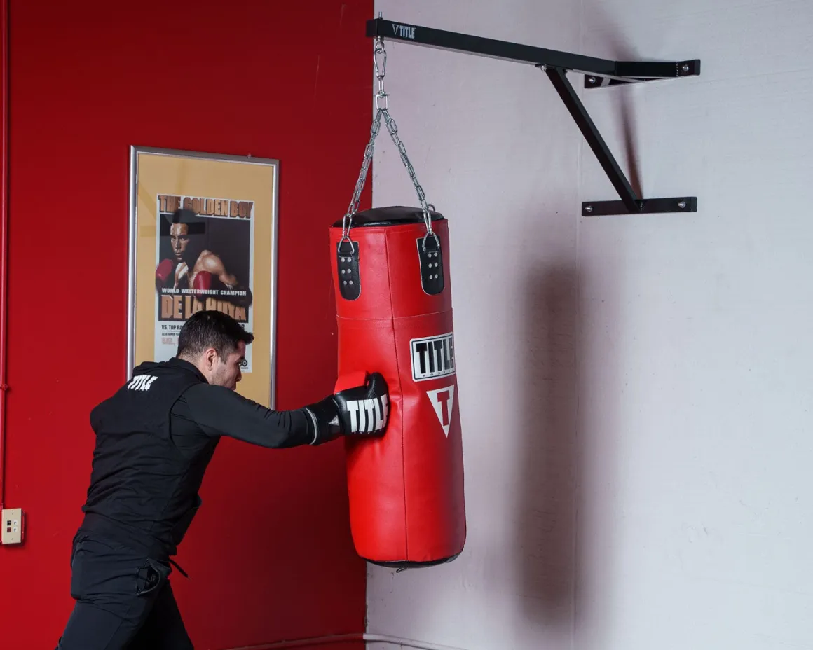 TITLE Platinum Heavy Bag Wall Hanger 2.0