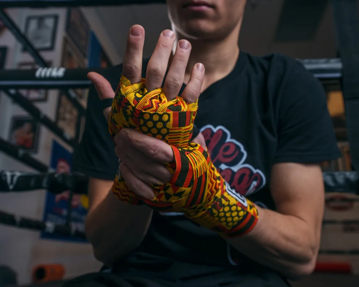 TITLE Print Mexican Style 180" Hand Wraps