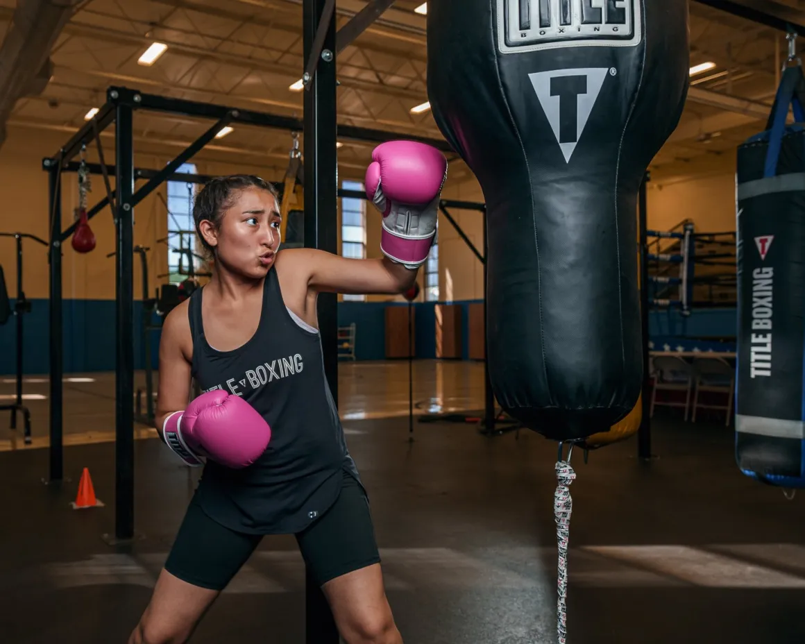 TITLE Pro Style Leather Training Gloves 3.0