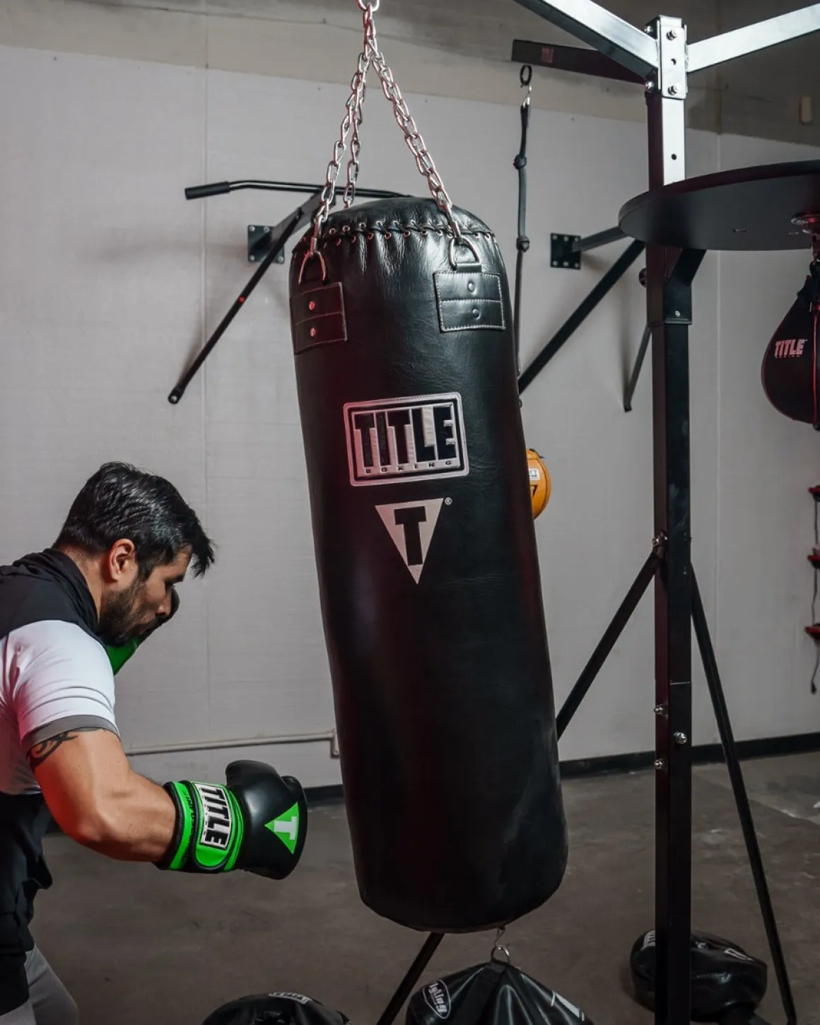 TITLE 4-Score Punching Bag Stand
