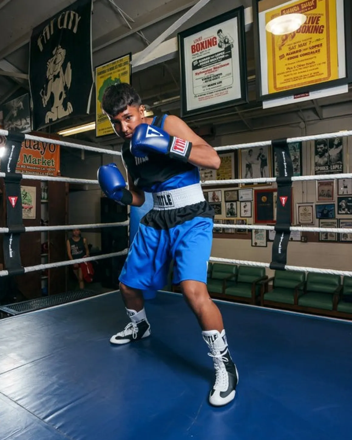 TITLE Speed-Flex Encore Tall Boxing Shoes