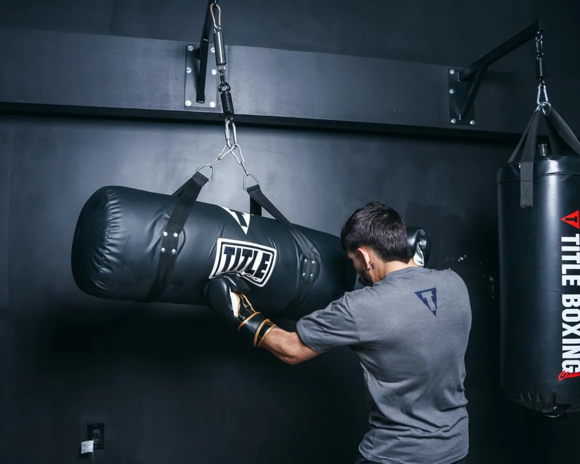 TITLE Synthetic Leather Uppercut Heavy Bag