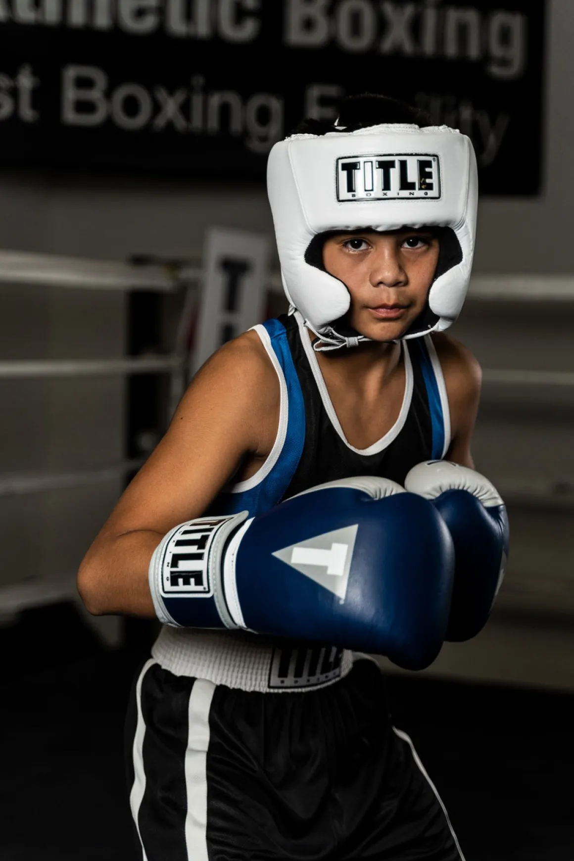 TITLE USA Boxing Competition Headgear - With Cheeks
