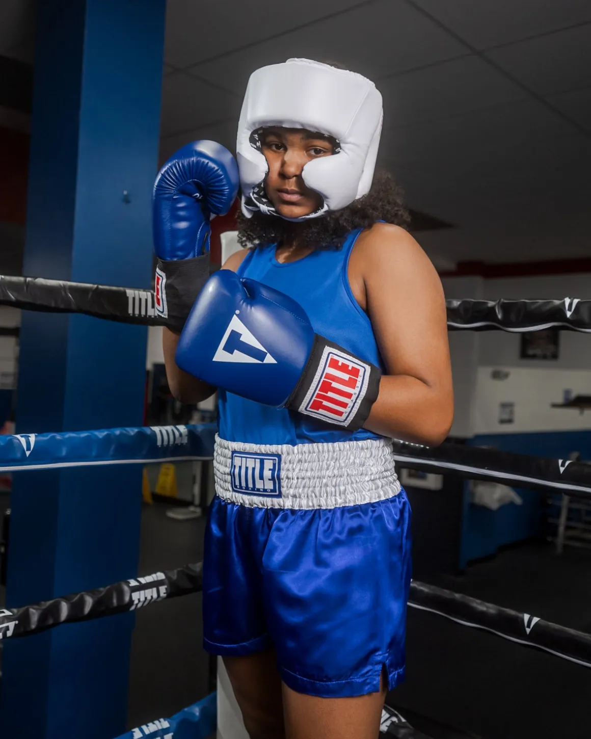 TITLE USA Boxing Competition Headgear - With Cheeks