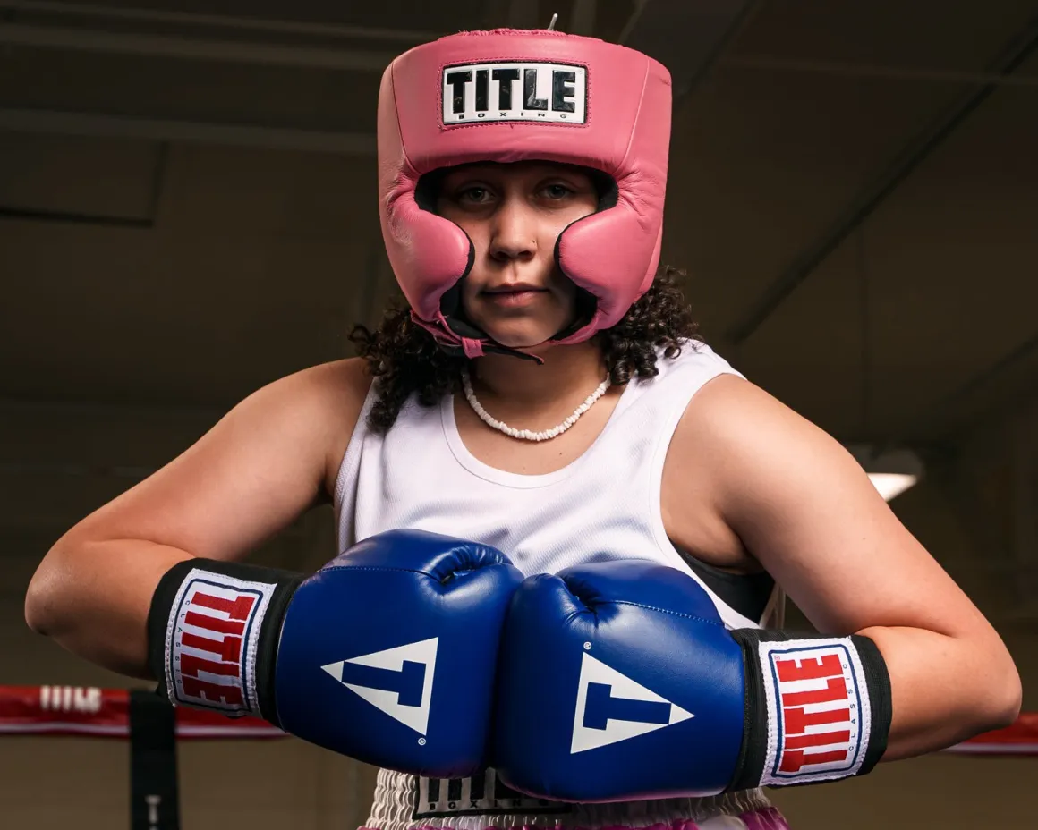 TITLE USA Boxing Competition Headgear - With Cheeks