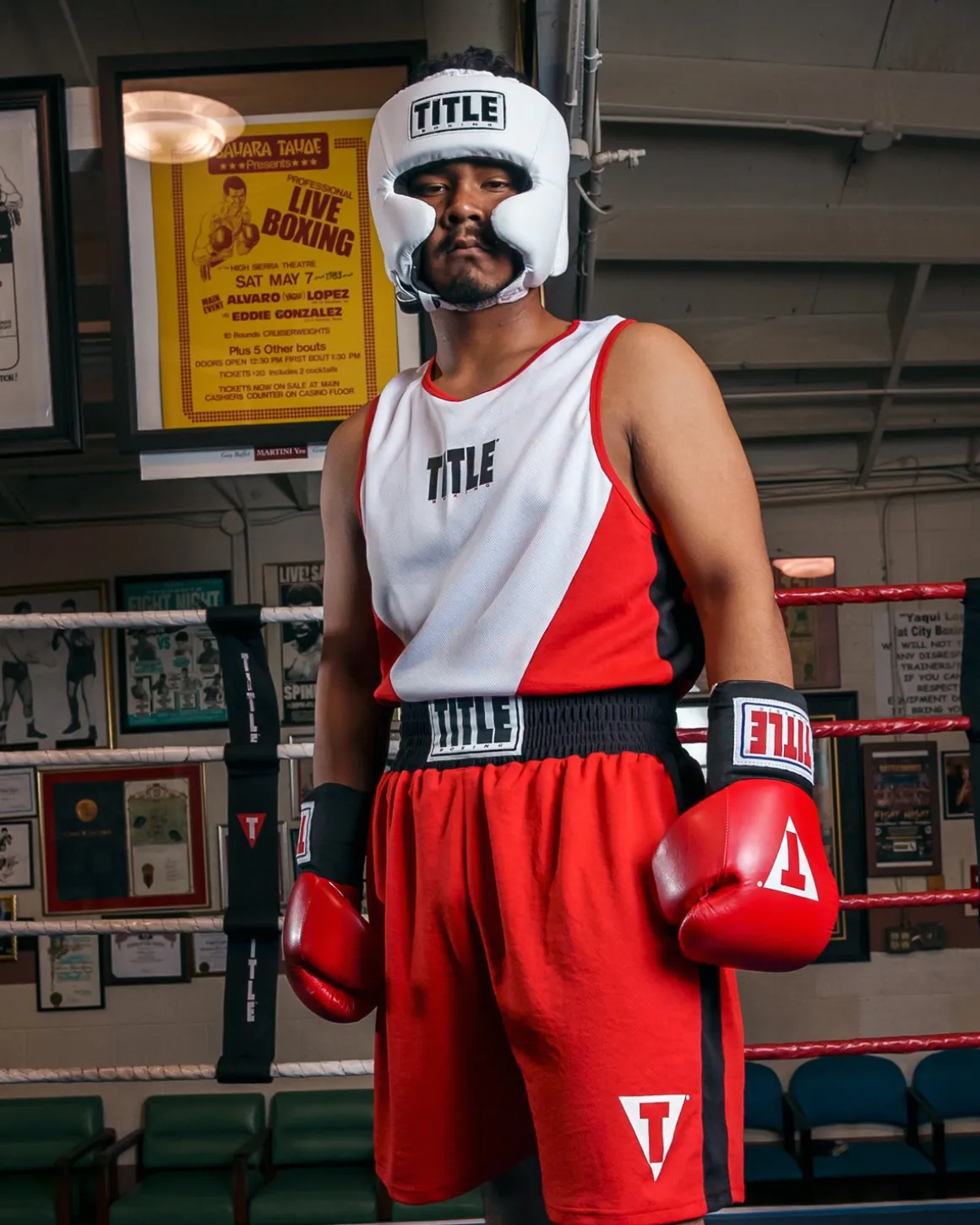TITLE USA Boxing Competition Headgear - With Cheeks