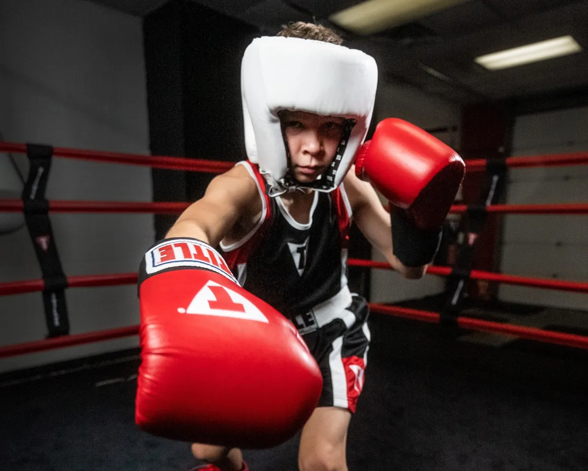 TITLE USA Boxing Competition Headgear - Open Face
