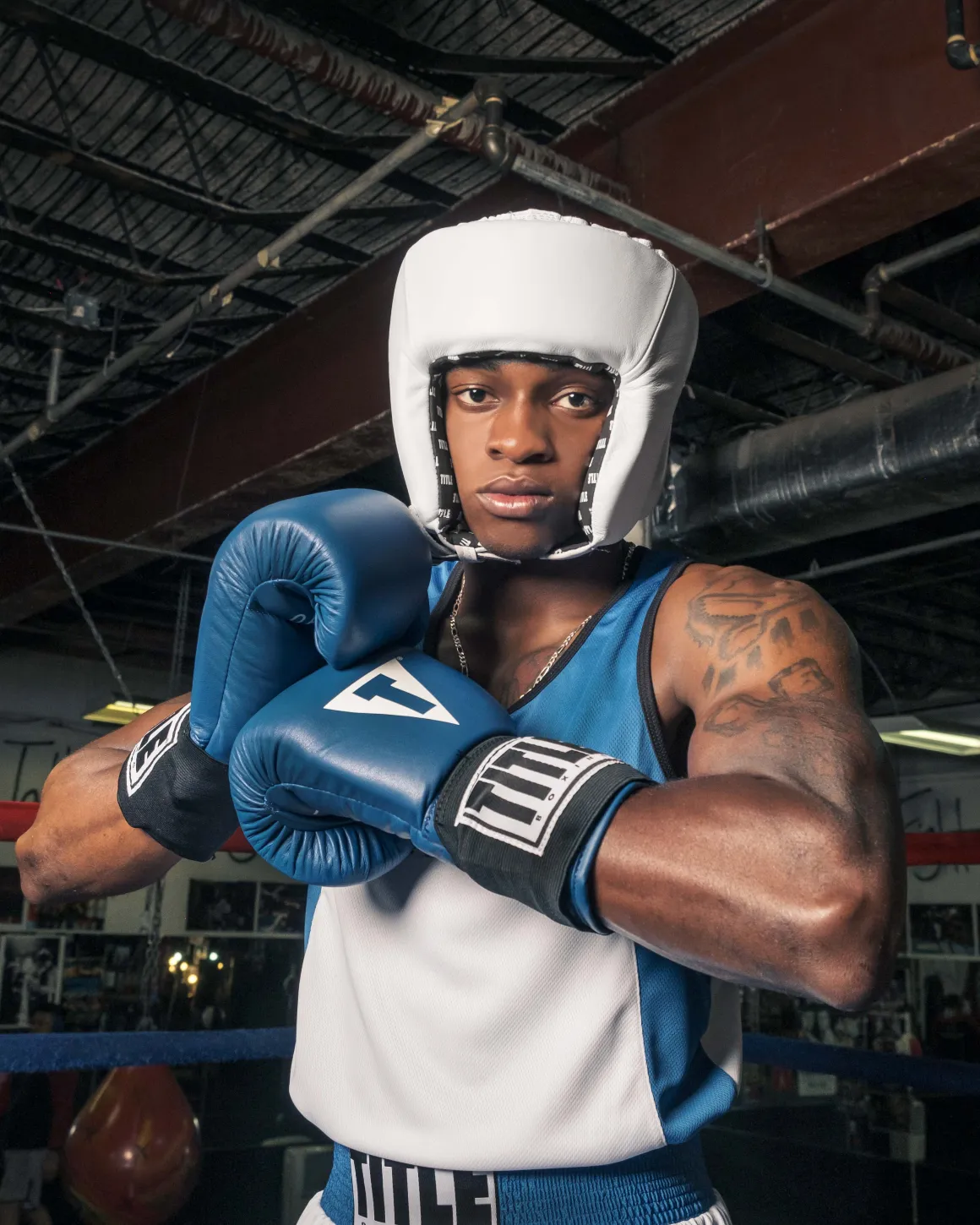 TITLE USA Boxing Competition Headgear - Open Face