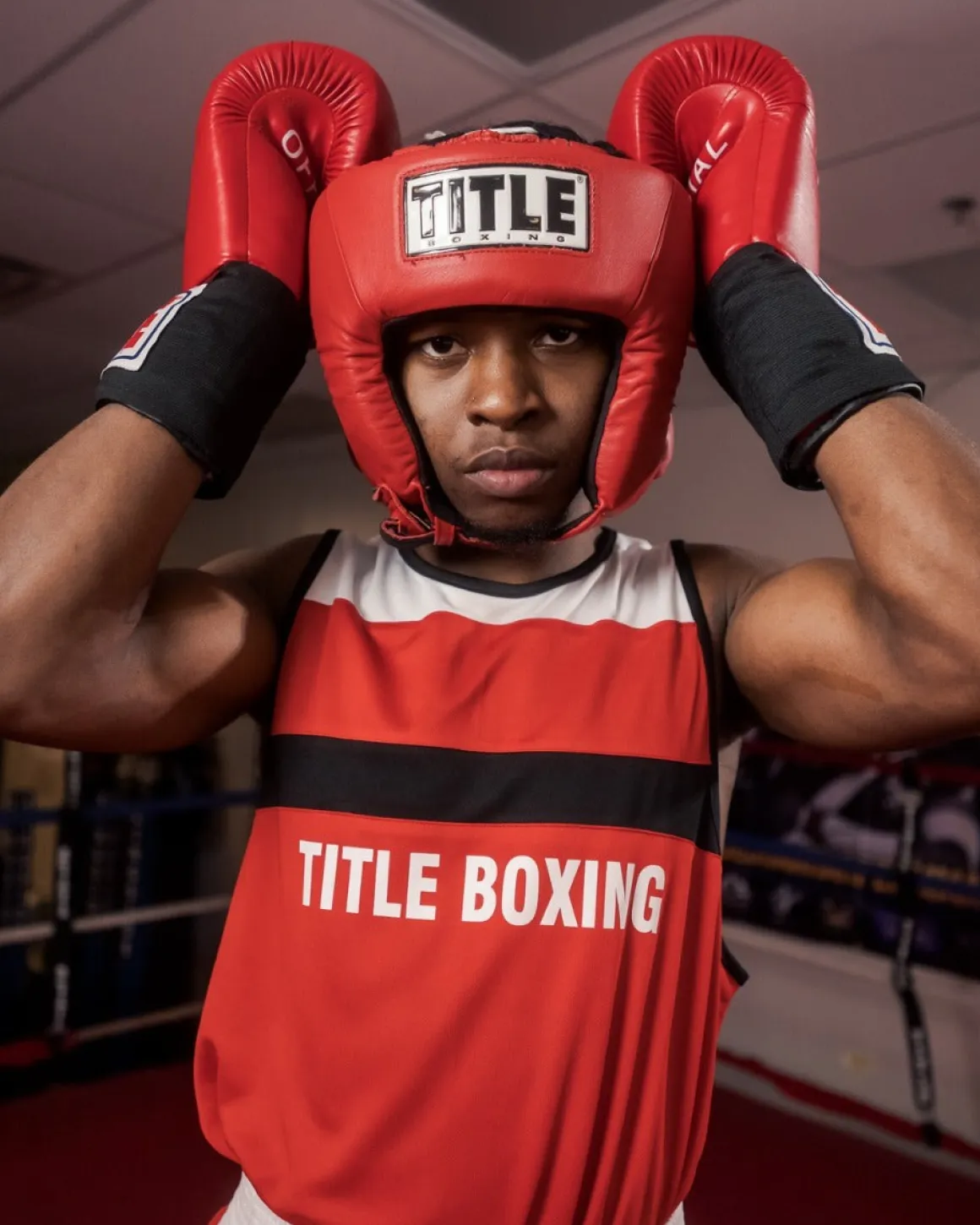TITLE USA Boxing Competition Headgear - Open Face