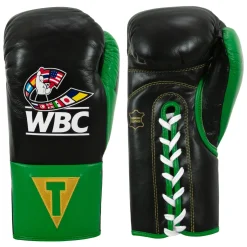 TITLE WBC Pro Fight Leather Gloves